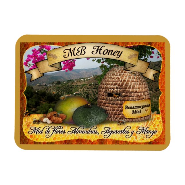 Magnet Flexible MB Honey de Benamargosa, Espagne (Horizontal)