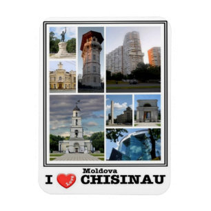Magnet Flexible MD - Moldavie - Chisinau - I Love Mosaic -
