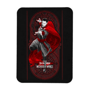 Magnet Flexible Médecin Strange Mystic Art Nouveau Graphisme