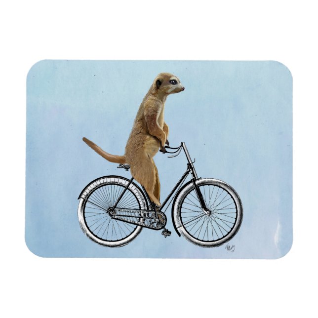 Magnet Flexible Meerkat à vélo 2 (Horizontal)