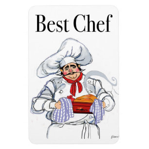 Magnet Flexible Meilleur aimant de chef français gras par l'artist