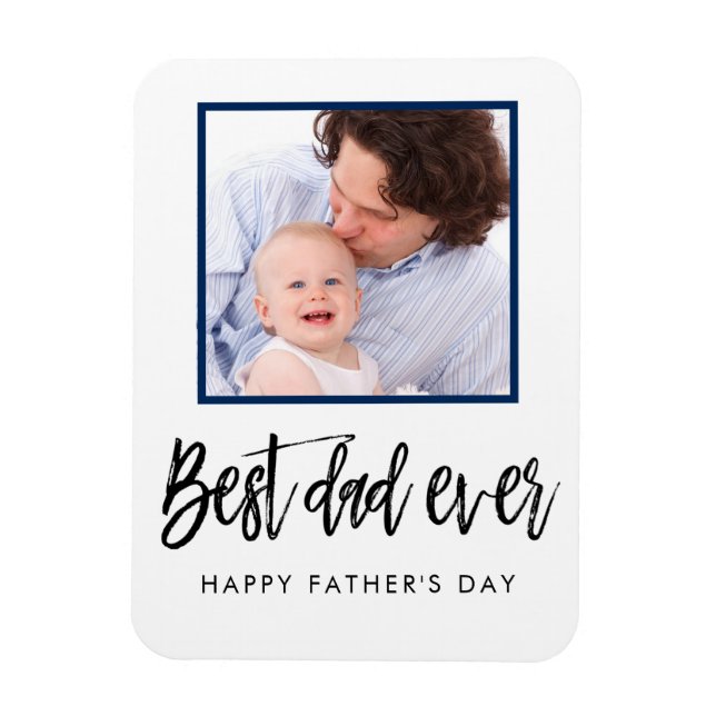 Magnet Flexible Meilleur cadeau papa Ever pour papa cadeaux de Fêt (Vertical)