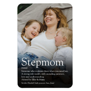 Magnet Flexible Meilleur Ever Stepmaman, Stepmère Définition Photo