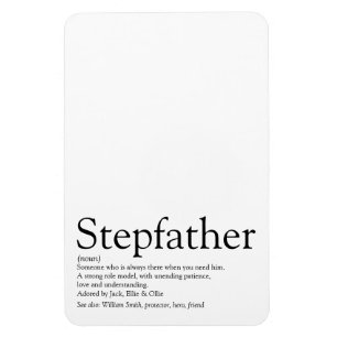 Magnet Flexible Meilleur Stepfather jamais connu du monde, Stepdad