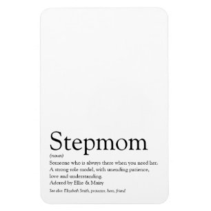 Magnet Flexible Meilleur Stepmaman au monde, Stepmère Définition
