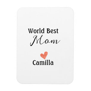Magnet Flexible Meilleure maman du monde joyeuse fête des mères gr