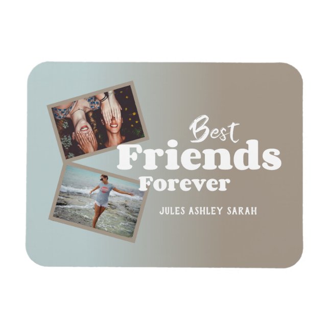 Magnet Flexible Meilleure photo pour les amis (Horizontal)