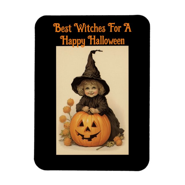 Magnet Flexible Meilleures sorcières Halloween aimant flexible (Vertical)