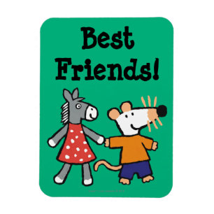 Magnet Flexible Meilleurs amis Maisy and Dotty Hold Hands