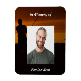 Magnet Flexible Memorial Keepsaké Golfing Golf