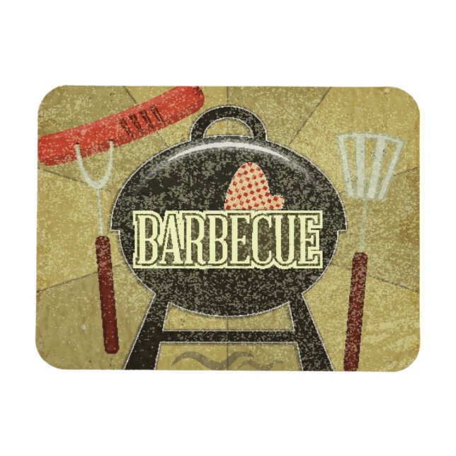Magnet Flexible Menu Barbecue (Horizontal)
