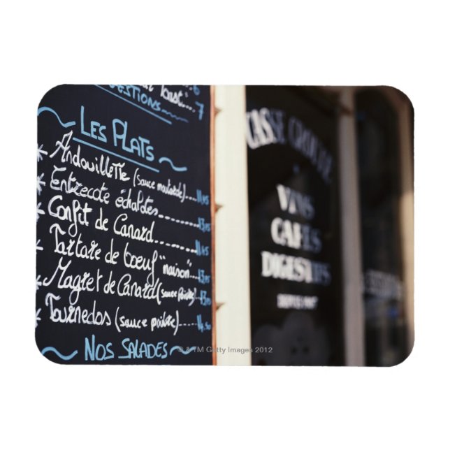 Magnet Flexible Menu Ouvrir une session à l'extérieur d'un café à  (Horizontal)
