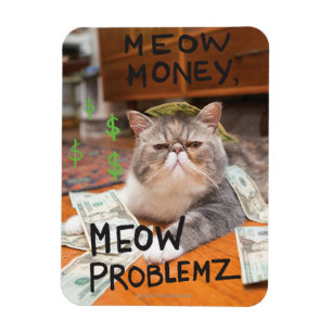 Magnet Flexible Meow Money, Meow Problemz