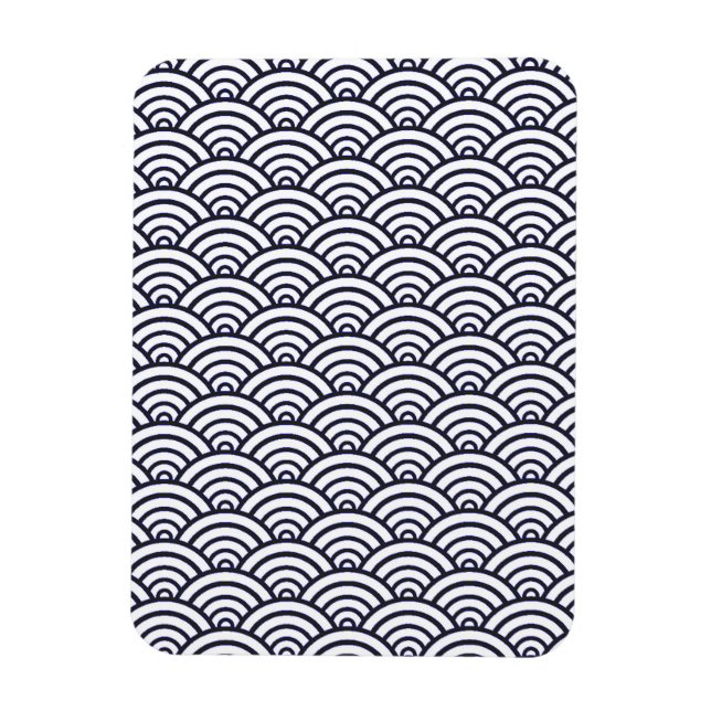Magnet Flexible Mer de Seigaiha (Vertical)