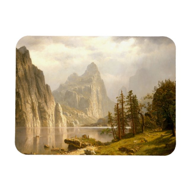 Magnet Flexible Merced River-Yosemite Valley, Albert Bierstadt (Horizontal)
