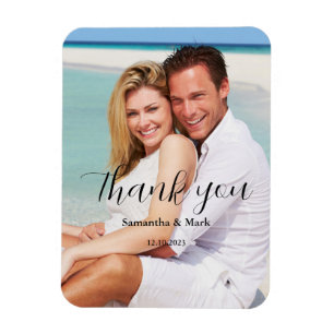 Magnet Flexible Merci Mariage photo
