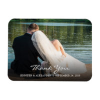 Merci moderne élégant photo couple mariage