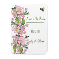 Merveilleuse aquarelle fleurs de pommier et е е