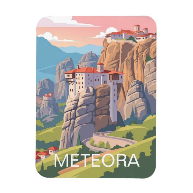 Magnet Flexible Meteora Greece Travel (Vertical)