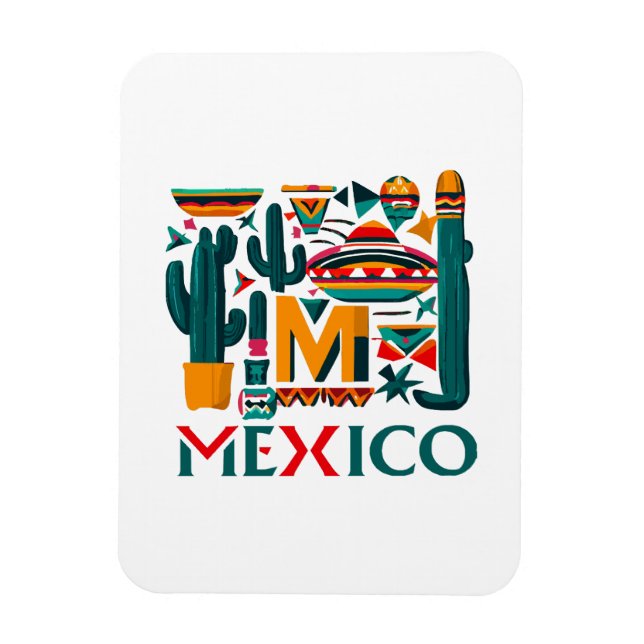 MAGNET FLEXIBLE MEXIQUE (Vertical)