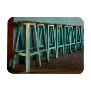 Magnet Flexible Mexique, Oaxaca, mur de la ligne Green Bar Stools