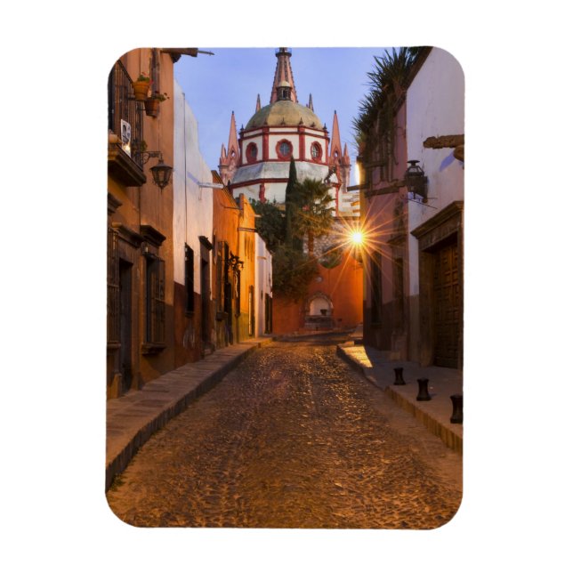 Magnet Flexible Mexique, San Miguel de Allende. Tôt matin (Vertical)