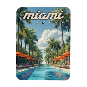 Magnet Flexible Miami Pool Vintage
