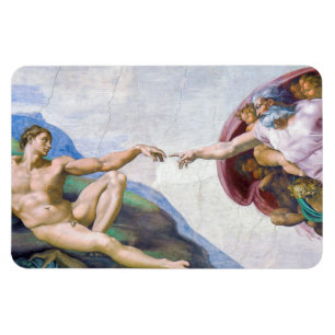 Magnet Flexible Michelangelo - Création d'Adam Isolé