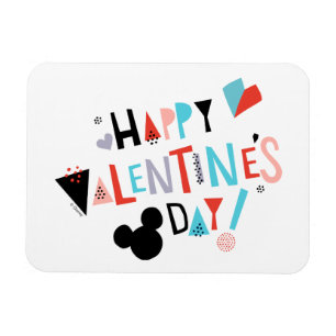 Magnet Flexible Mickey coupe papier   HEUREUSE SAINTE-VALENTIN