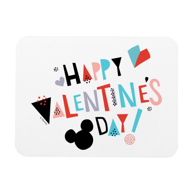 Magnet Flexible Mickey coupe papier | HEUREUSE SAINTE-VALENTIN (Horizontal)