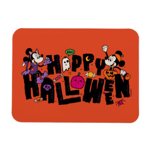 Magnet Flexible Mickey et Minnie - Bonne Halloween