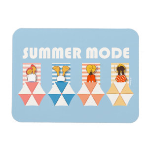 Magnet Flexible Mickey & Friends Mode été plage