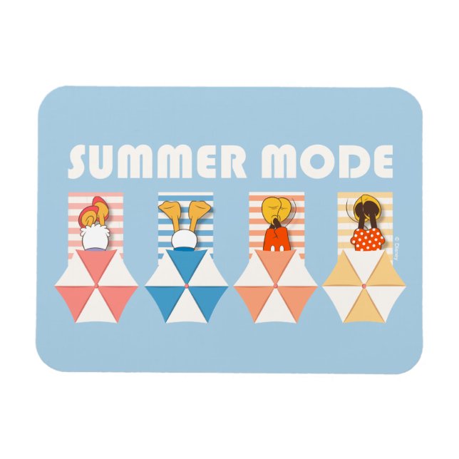 Magnet Flexible Mickey & Friends | Mode été plage (Horizontal)