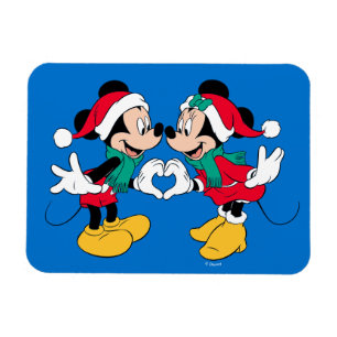 Magnet Flexible Mickey & Minnie Amour de Noël