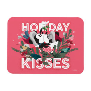 Magnet Flexible Mickey & Minnie   Baisers de fêtes