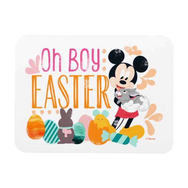 Magnet Flexible Mickey Mouse | Oh mon garçon, Pâques (Horizontal)