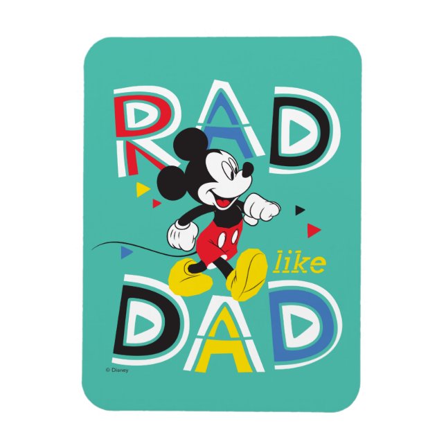 Magnet Flexible Mickey Mouse | Rad Like Papa (Vertical)