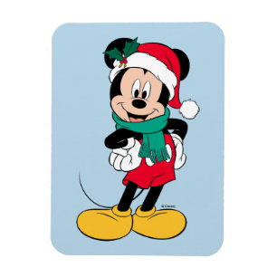 Magnet Flexible Mickey Mouse Tenue d'hiver