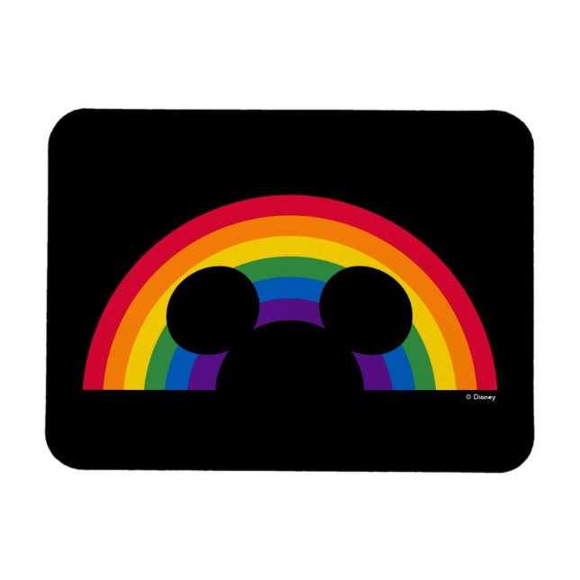 Magnet Flexible Mickey Rainbow Cutout (Horizontal)