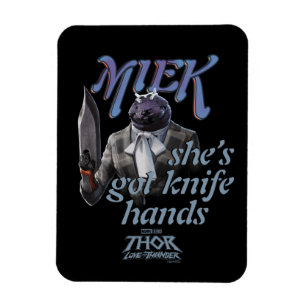 Magnet Flexible Miek - Elle a des mains couteaux
