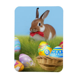 Magnet Flexible Mignonne Bunnyfor Pâques pour une humeur positive