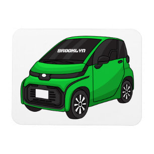 Magnet Flexible Mignonne micro-voiture verte