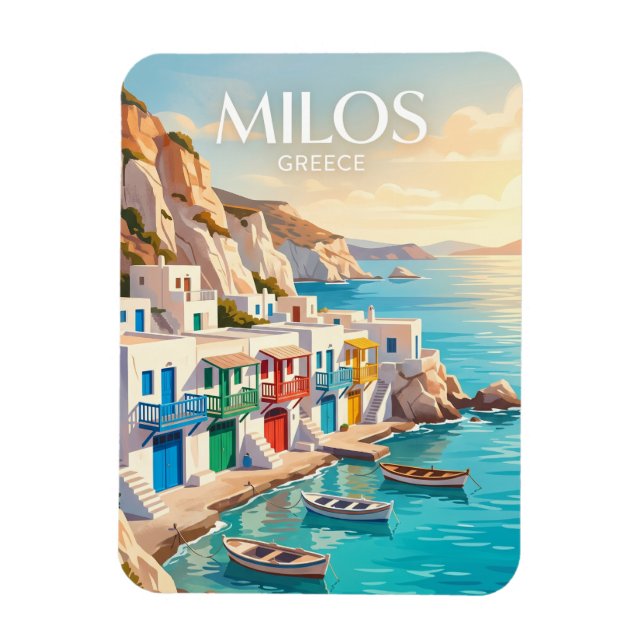 Magnet Flexible Milos Grèce (Vertical)