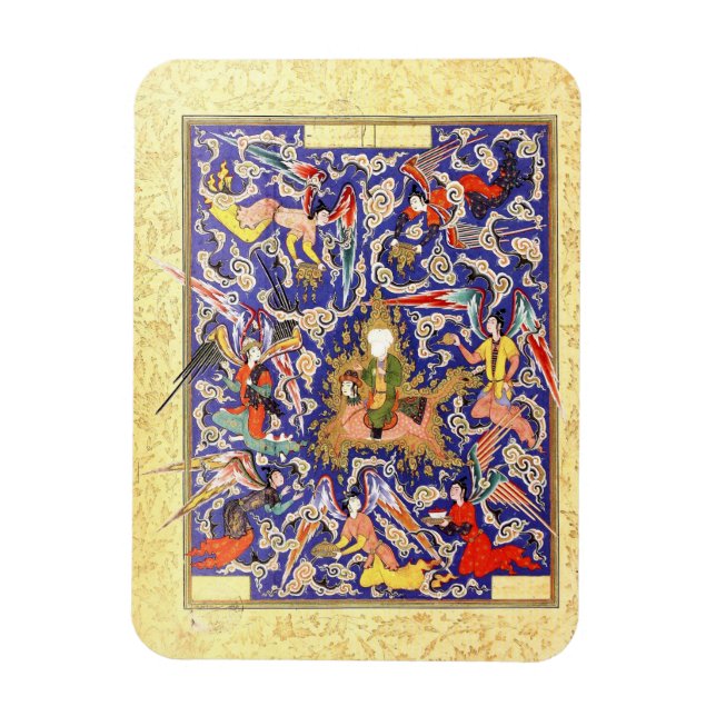 Magnet Flexible Miniature persane : Le Mi'raj du Prophète (Vertical)