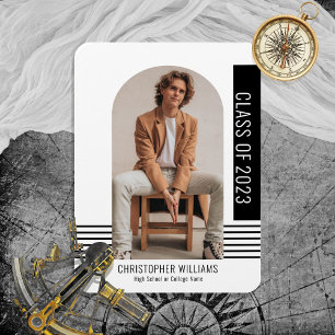 Magnet Flexible Minimaliste de classe moderne Année de graduation 