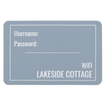 Minimaliste Moderne Bleu Vacances Location Wifi Ma