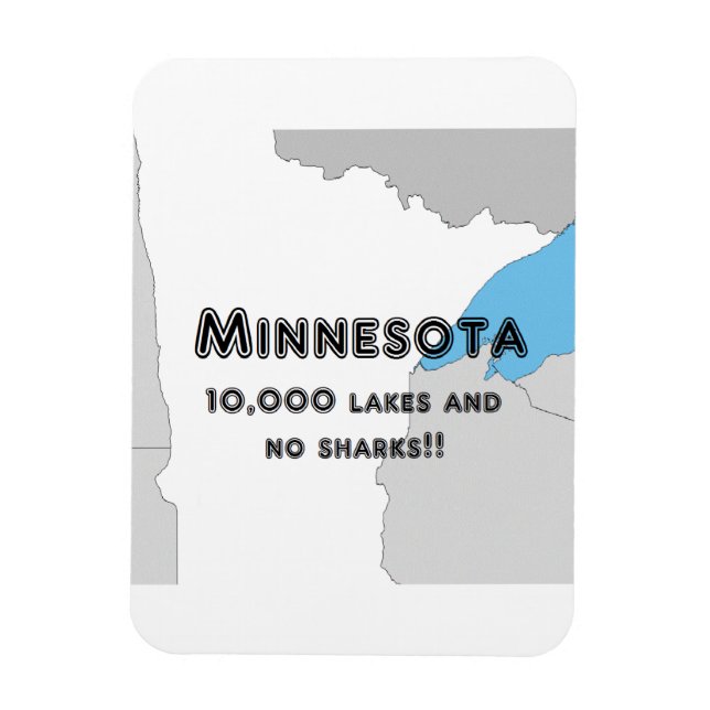 Magnet Flexible Minnesota Funny (Vertical)