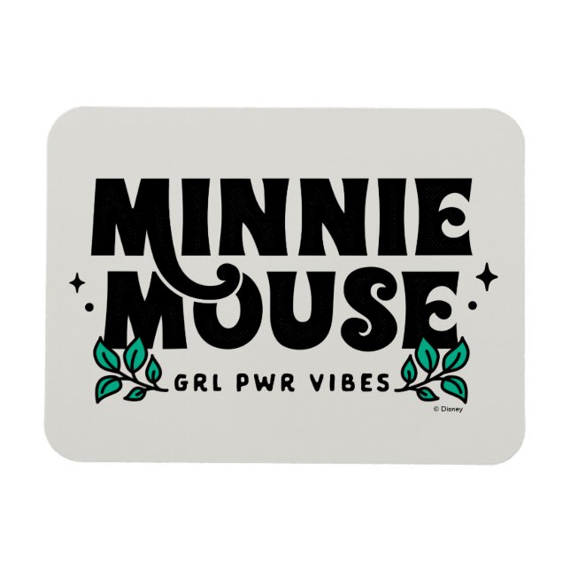Magnet Flexible Minnie Mouse | Vibes d'alimentation GRL (Horizontal)