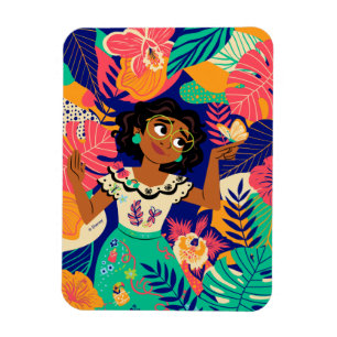 Magnet Flexible Mirabel d'Encanto   Graphique floral