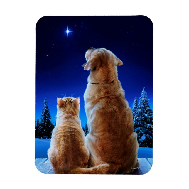 Magnet Flexible Miracle de Noël pour chat et chien (Vertical)